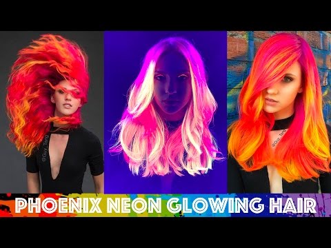 Phoenix Neon Glowing Hair