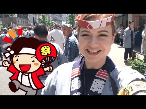 Traditional Japanese Festival Wear 初めて祭り衣装を着てみました！ 三社祭2015年 (Traditional Japanese Festival Wear 初めて祭り衣装を着てみました！ 三社祭2015年)