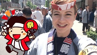 Traditional Japanese Festival Wear 初めて祭り衣装を着てみました！ 三社祭2015年