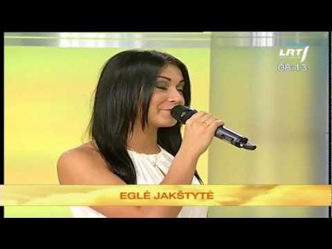 LRT tiesioginiame laidos „Labas rytas, Lietuva" eteryje lankėsi dainininkė Eglė Jakštytė