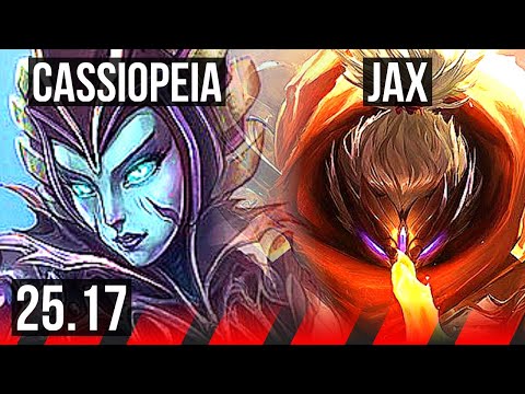 CASSIOPEIA vs JAX (TOP) | EUW Challenger | 25.17