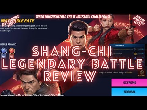 SHANG - CHI  LEGENDARY BATTLE REVIEW - BEST REWARDS EVER ? - NEW TOKEN EVENT | Marvel Future Fight