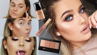 FULL FACE OF DRUGSTORE FIRST IMPRESSIONS! | Rachel Leary