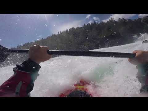 Riddarsprånget and Åmot, Sjoa Norway. Class 4. July 2017, Whitewater kayaking.