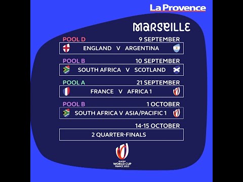 Coupe du Monde de Rugby France 2023 : découvrez le calendrier marseillais