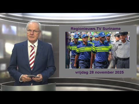 Regionieuws TV Suriname 28 November 2025 ►  Ramadhin haalt uit naar Misiekaba ► Nieuw Uniform ►