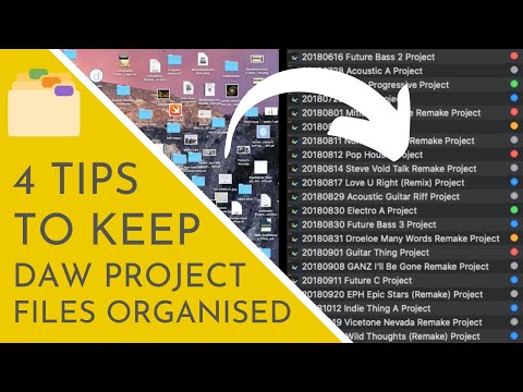 4 Essential Tips For Organising Your DAW Project Files