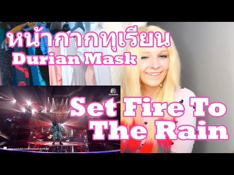 หน้ากากทุเรียน (Durian Mask) - Set Fire To The Rain [The Mask Singer Thailand] (Reaction)