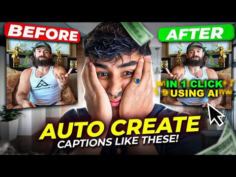 How To Create Viral Alex Hormozi Captions In 1 CLICK - Using This NEW Ai Auto Captions Tool!