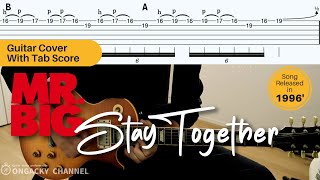 【Tab譜付】MR.BIG - Stay Together(Guitar cover)