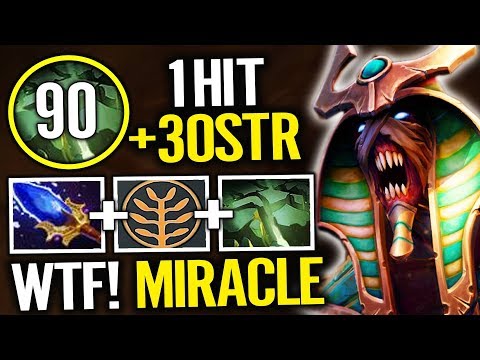 Undying CARRY by MIRACLE 1 Hit + 30 Strengh Crazy IMBA Hero TOP Networth WTF Fun Dota 2 Gameplay