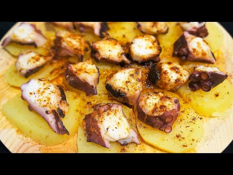 Pulpo a la gallega con patatas