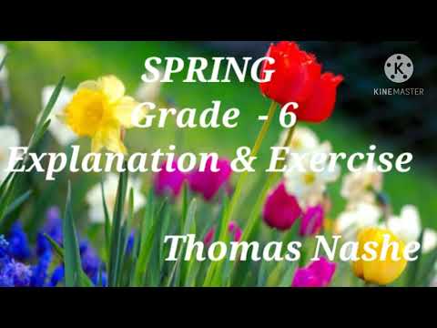 Spring, grade - 6, Explanation & Exercises