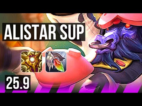 ALISTAR & Kai'Sa vs XERATH & Ashe (SUP) | 3/0/13 | NA Grandmaster | 25.9