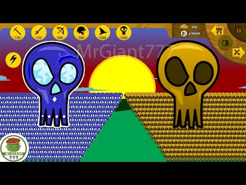 STICK FIGURE ARMY GRIFFON ICE VS ARMY GIANT GRIFFON, FINAL BOSS | Stick War Legacy Mod | MrGiant777