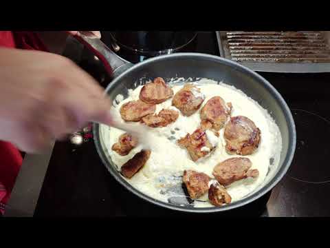 Lungić u umaku od češnjaka i senfa- pork loin in garlic and mustard sauce