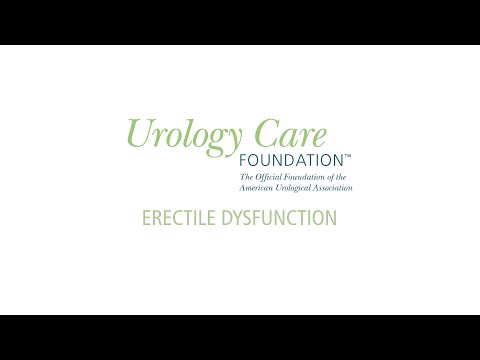 What is Erectile Dysfunction? - Urology Care Foundation