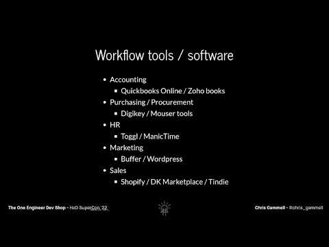 Hackaday Supercon 2022: Chris Gammell - The one-engineer dev shop, then and now