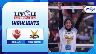 Download lagu Highlight Livoli Divisi Utama 2025 Putri | Bank Jatim 2-3 TNI AU Electric | Moji mp3 Download lagu Highlight Livoli Divisi Utama 2025 Putri | Bank Jatim 2-3 TNI AU Electric | Moji mp3
