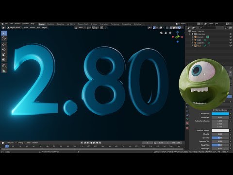 Blender 2.80 - eine erste Übersicht (deutsch)
