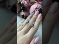 Серебряные серьги с александритом 5.885ct