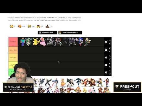 MR. E MAKES A SMASH ULTIMATE TIERLIST 7/25/2022