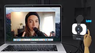 MELCAM FHD Webcam With Ringlight