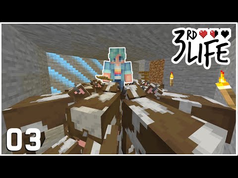 The Great Cow HEIST! - Minecraft 3rd Life SMP - Ep.3