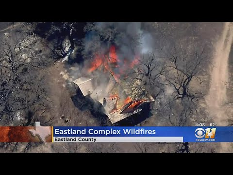 Eastland County Wildfires Fueled By Gusty Winds; Deputy Dies Trying To Save Others