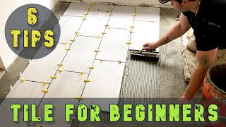 6 TIPS For Laying Floor Tile With No Experience