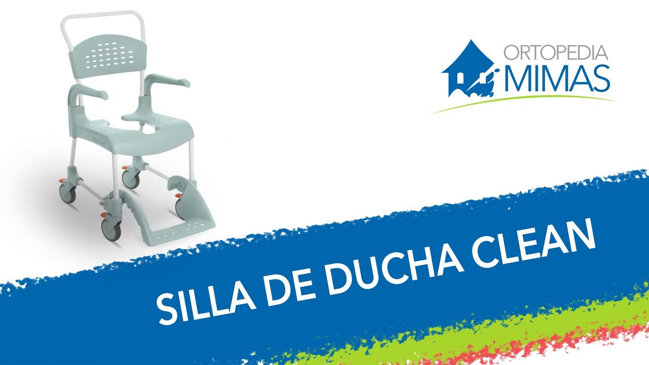 Watch Silla para Ducha con Ruedas Clean Now Silla para Ducha con Ruedas Clean