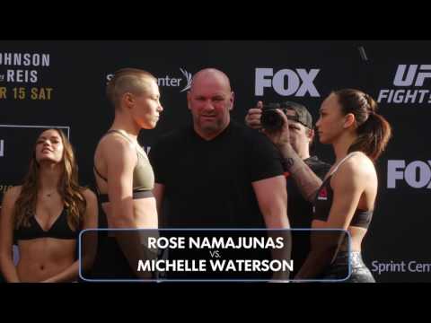 UFC on FOX 24 ceremonial weigh-in highlight