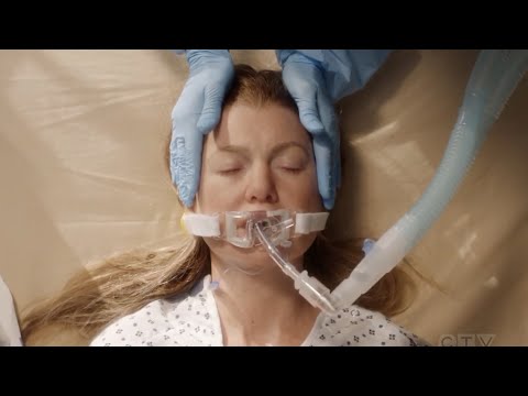 Ending Scene Of 17x06 Grey's Anatomy || The doctors Put Meredith On The Vent