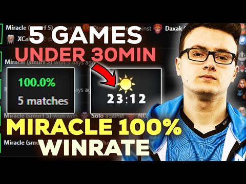 Miracle 100% Winrate Drow Ranger - Fast MMR All Games Under 30min Dota 2