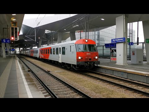 ÖBB 8073 208 und 2016 006 am REX 8, 2516 in Wien Hbf. (4K)