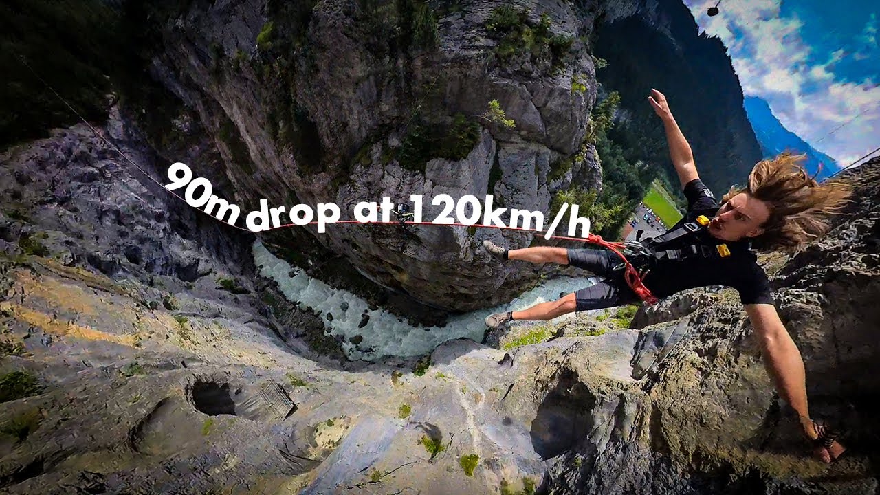 An adventurer recounts his exhilarating experience at Canyon Swing.