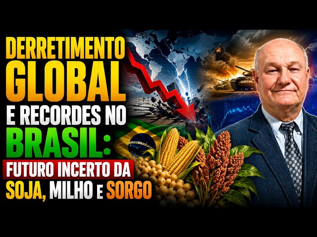 Derretimento Global e Recordes No Brasil: Futuro Incerto da Soja, Milho e Sorgo.