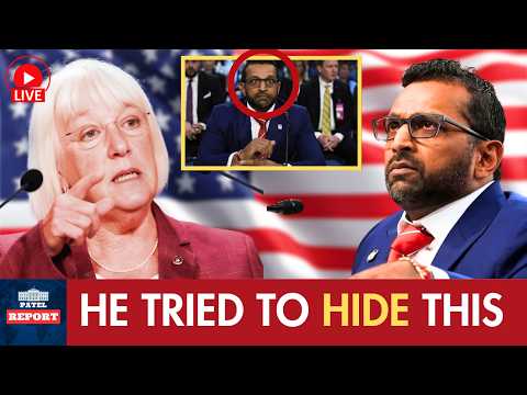CAUGHT: Kash Patel Freezes When Patty Murray Reads Internal FBI Memo He Tried To Hide