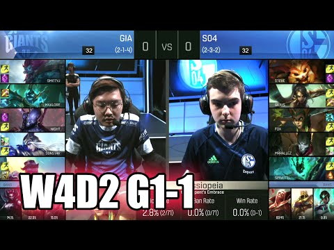 GIANTS vs FC Schalke 04 | Game 1 S6 EU LCS Summer 2016 Week 4 Day 2 | GIA vs S04 G1 W4D2 1080p