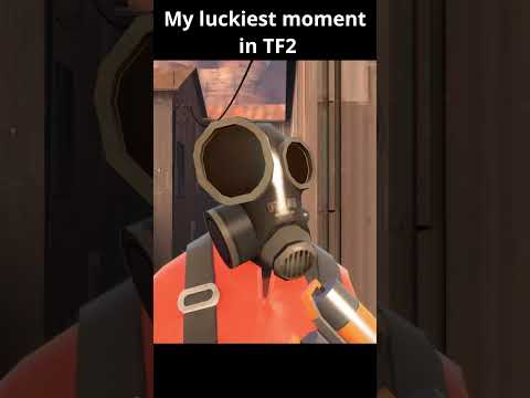 My LUCKIEST  MOMENT in TF2 #tf2 #teamfortress2 #gaming #games #shorts #funny