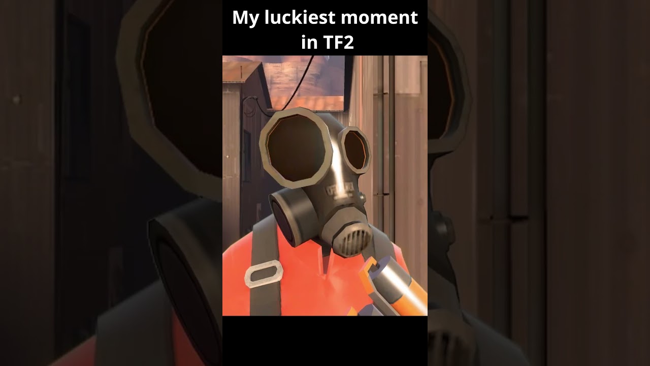 My LUCKIEST  MOMENT in TF2 #tf2 #teamfortress2 #gaming #games #shorts #funny