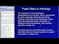 Fixed Stars in Astrology