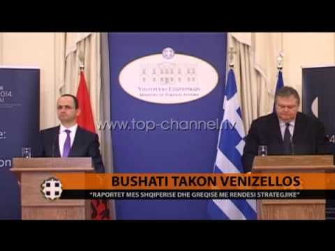 Bushati takon Venizelos - Top Channel Albania - News - Lajme