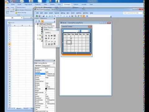 Date picker in Microsoft Excel - Microsoft Excel date picker