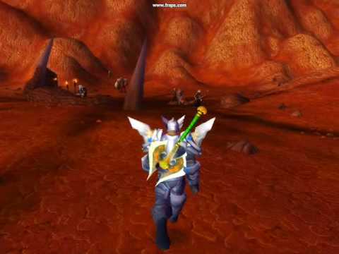 Wow video of My Human Paladin doing damage in the Blasted Lands