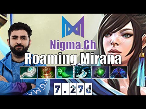 Mirana | Nigma.Gh | Roaming/Soft Support Mirana | 7.27d Gameplay Highlights