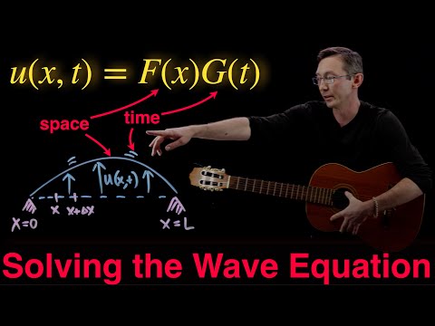 Solving the Wave Equation with Separation of Variables... and Guitar String Physics
