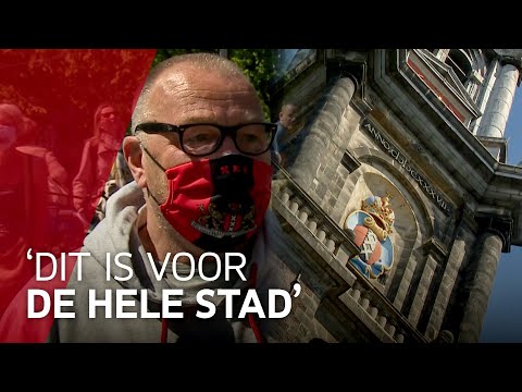 Carillon Westertoren speelt Ajax Marsch