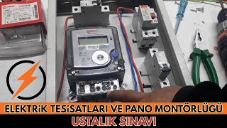 ⚡ Elektrik Tesisatları ve Pano Montörlüğü Ustalık Sınavı ⚡