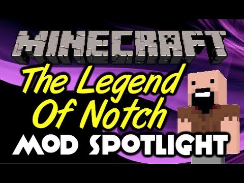 Minecraft - The Legend Of Notch Mod Spotlight - An RPG Minecraft Adventure!